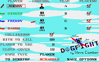 Dogfight atari screenshot